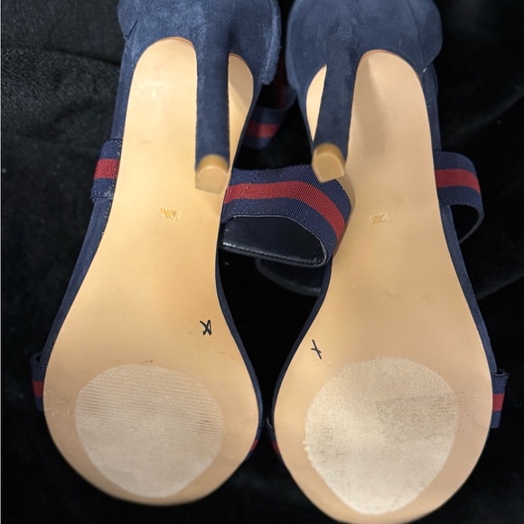 Steve Madden Blue and Red Heeled Sandals - Picture 10 of 14